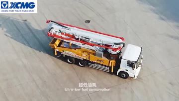 37m truck mounted concrete pump