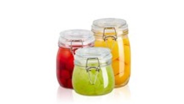 500ml Manufacturer Wholesale Transparent Glass Sealed Empty Bottles and Cans With Lids Kitchen Food Storage Tanks1