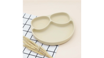 Food grade safe BPA free Silicone Baby Plate With Suction Feeding Placemat Set Food Feeding baby plate for Children1