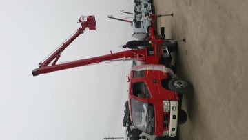 Curved arm 16 meter aerial work platform