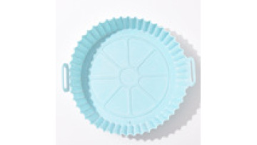 8inch Food Grade Silicone Greaseproof Baking Airfryer Liner Mat For Air Fryer Oven Use1