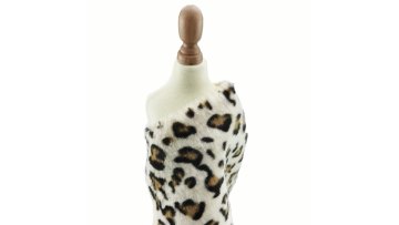 Faux Fur Fabric 80% Acrylic 20%POLY Top Soft Long Pile Plush Rabbit Leopard Print Faux Fur Fabric For Clothing Bag Home Textiles1