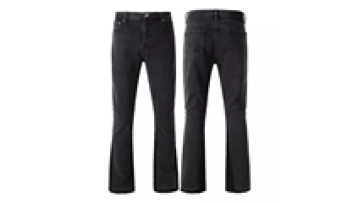 Latest Custom Logo Patched Ladies Skinny Flare Jeans High Waist Denim Pants for Women1