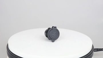 Dual USB single light car charger