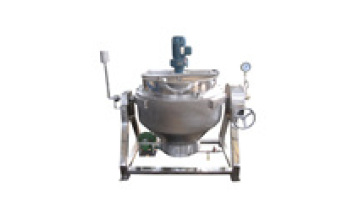 Industrial Steam Sandwich Pot Stirring Kettle for Food and Sauce1