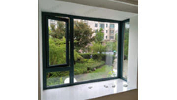 Broken Bridge Aluminum Casement Windows with Net - High-Quality Wholesale1