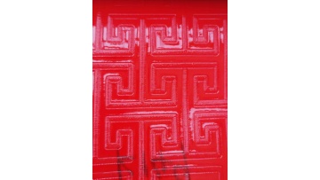 Custom Double-Faced PVC Saffiano Leatherette Handbag Embossed Decorative Anti-Mildew Bed/Stuff Car Accessory