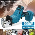 4 Color 18V Cordless Reciprocating Saw Cutters Blades 10pcs Kit Wood Metal Cutting Blades Electric Saw for Makita Battery