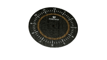 DL-169 black wood watch dial