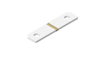 100 µΩ HYCS8420L050J01 Ribbon Bonded Flat Strip Shunt