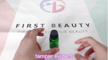 Tamper Evident Cap With Black And White To Choose 18mm Plastic Screw Cap For Bottles1