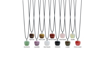SN1370  Apple Stone Pendant