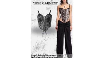 Faux Leather Corset