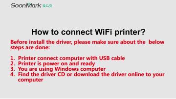 The installation of G4 WIFI label printer