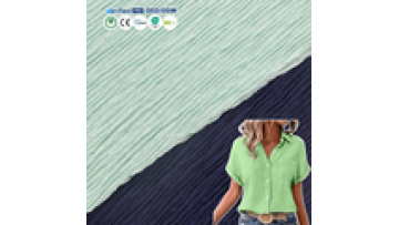 Custom 120gsm Doris Crepe Fabric 100% Polyester BCI Recycled Certificated Knitted Fabric for Spring Garments1