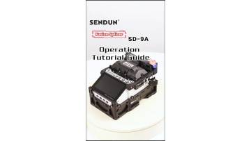 Sendun SD-9A fusion splicer unboxing video