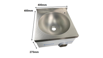 stainless steel washbasin with knee press