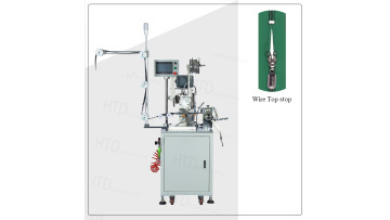 nylon zipper aluminium wire top stop machine