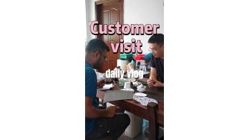 India Customer Visit Sanding Disc Factory