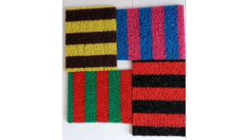 Mixed Color PVC Coil Mat Roll With Foam Backing1