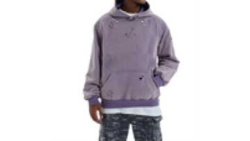 Vintage Acid Washed Hoodie Custom your own Logo Blank sun fader Hoodie Oversized Pocket  Cotton  Pullover1