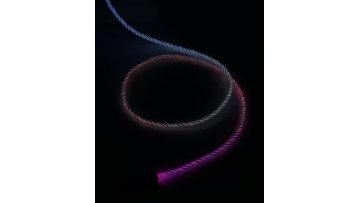 New design new products multi - color braided data line 5a Usb Type C To Type C 100w Super Fast Charging car atmosphere lamp1