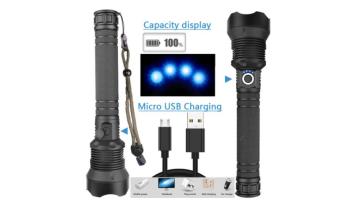 4000lumen XHP70 & XHP50 rechargeable powerful tactical led flashlight torch light Lamp Power 18650 26650 Battery1
