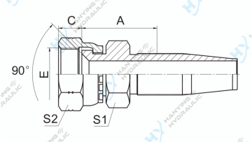 SAE Female 90 Cone Seat