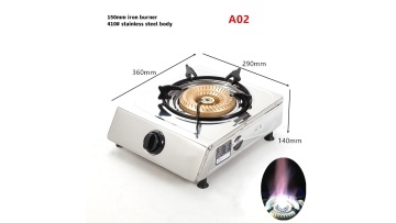 Single burner gas stove