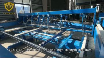 1.Fully automatic mesh forming machine video