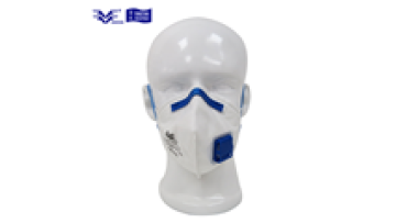 High quality custom printed FFP2 dust mask vertical folding Disposable dust mask with CE1
