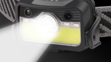 Sensor Mini XPE Headlight Built in Battery Waterproof 600lumens COB LED Torch USB Rechargeable Camping Fishing Headlamp Lamp1