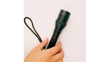 Custom LOGO 2*18650 Battery 5 Modes Rotary Zoom Super Bright Portable LED  Tactical Flashlight1