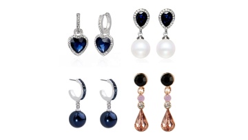Wholesale trend 2022 fashion huggie hoop costume jewelry cute earring sets for women1