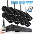 1080P 8CH CCTV System Wireless 1080P NVR With 2.0MP Outdoor Waterproof Wifi Security Camera System Night Vision Surveillance Kit