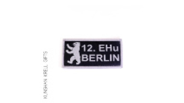 Kunshan Krell Wholesale Letter Patches  Black Embroidery Patch  Wholesale Custom1