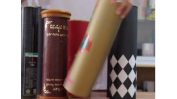 2wine paper tube box