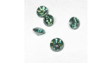 Wholesale VVS Moissanite Loose Diamonds GRA Certified Round Cut Blue Green Stones for Jewelry1