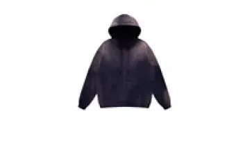 New Arrival Acid Wash Hoodie Custom Hip hop Zipper For Men Oversize Pullover Hoodie1