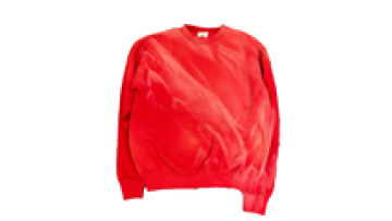 Custom Logo Streetwear Cut And Sewn Vintage Washed Distressed Fleece Oversize Sweater1