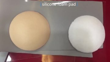 Liquid silicone infusion molded chest patch, soft and elastic, invisible to wear.