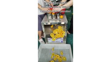 Orange slicing machine fruit slice machine