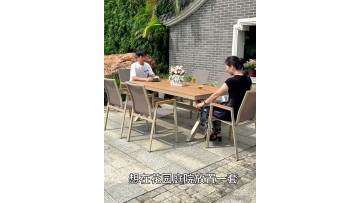 Outdoor tables and chairs video
