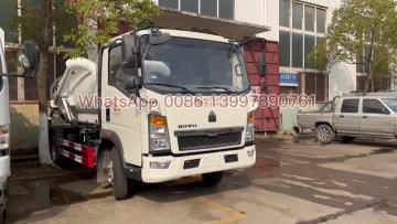 howo sewage tanker truck