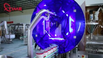 Automatic chili powder can packing filling machine1