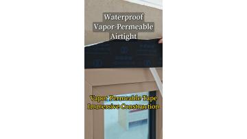 Waterproof Vapor-Permeable Tape for Flush Window Exterior Sealing