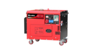 portable four side wheels digital meter silent diesel generator 5KW1