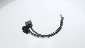 Automobile headlight wiring harness