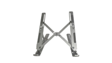 Adjustable 7 Angle Foldable Silvery Desktop Aluminum Laptop Stand Convenient Desktop Stand with Premium Comfort1