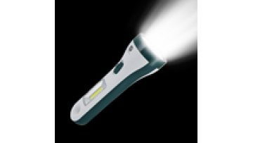 Plastic Outdoor Night Flashlight DP Cheap Practical Rechargeable Battery LED Torch Light1